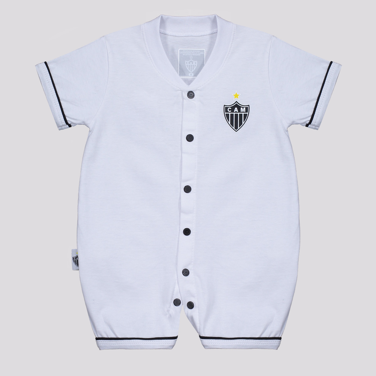 Macacão Atlético Mineiro Curto Branco