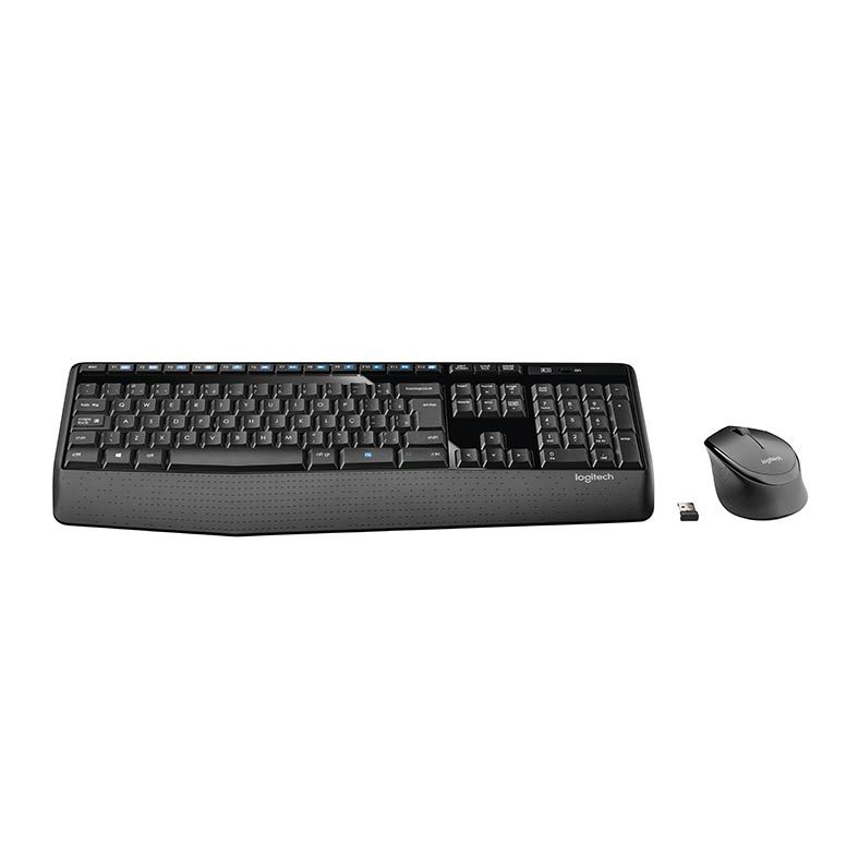 Foto 2 de Kit Teclado e Mouse Logitech MK345 USB Wireless Preto, 920-007821