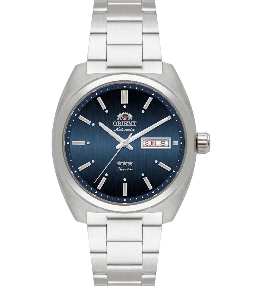 Relógio Orient Heritage 3 Stars Blue 39 mm — Único, Novo