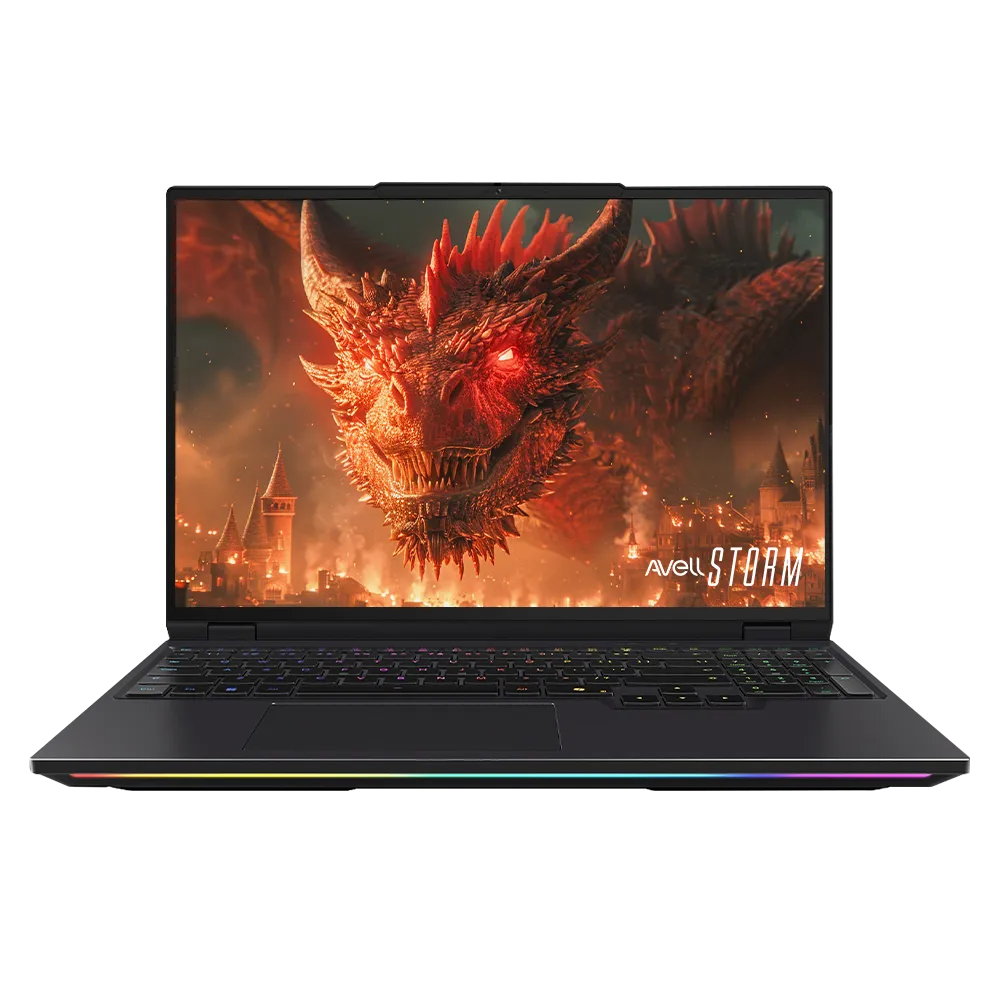 Notebook Avell STORM 570 Ti — Intel Core Ultra 9 275HX, RTX 5070 Ti (12GB GDDR7), 16GB DDR5, SSD M.2 NVME 512GB, Sem sistema operacional