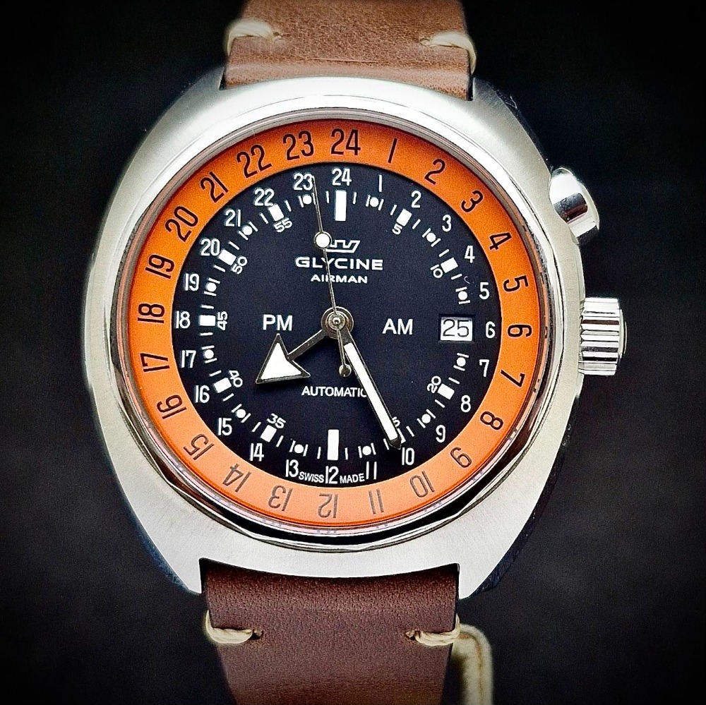 Relógio Glycine Airman GMT 42mm — Único, Usado
