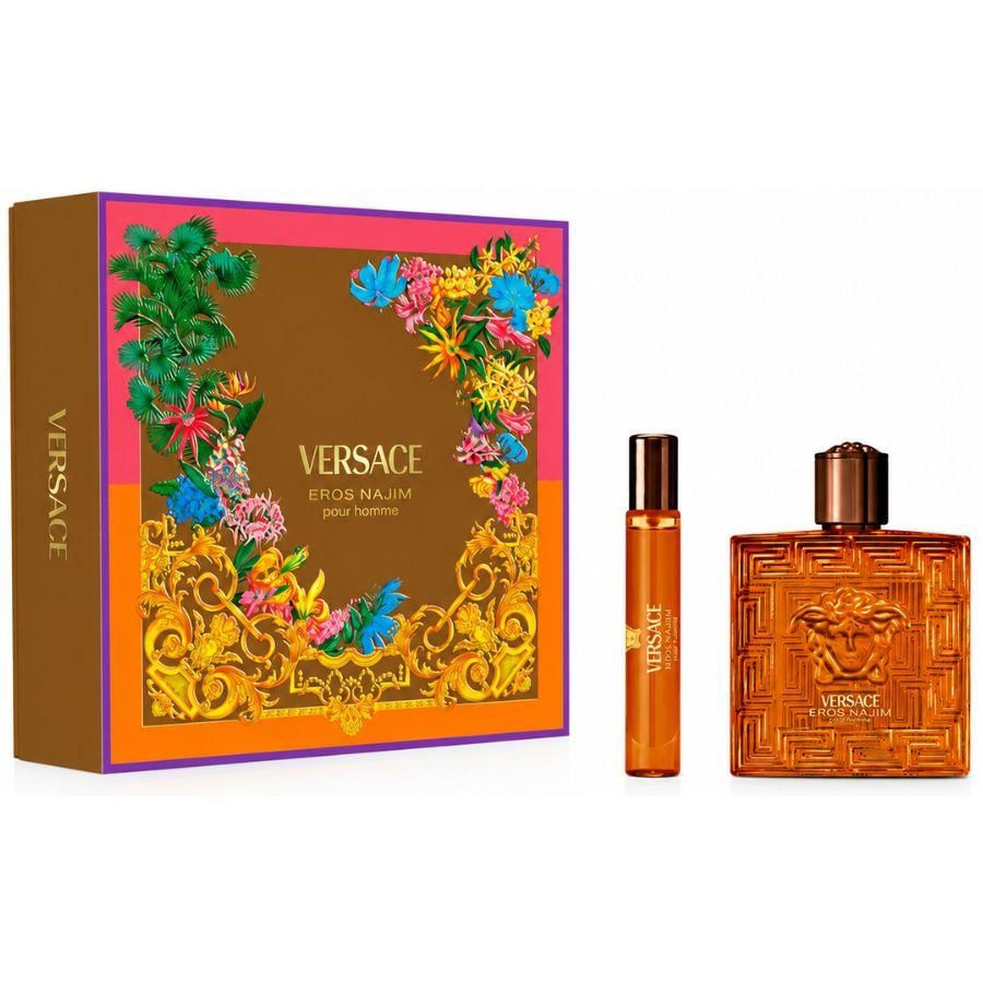 Kit Versace Eros Najim Eau De Parfum ( Perfume 100Ml + Travel Size 10Ml )