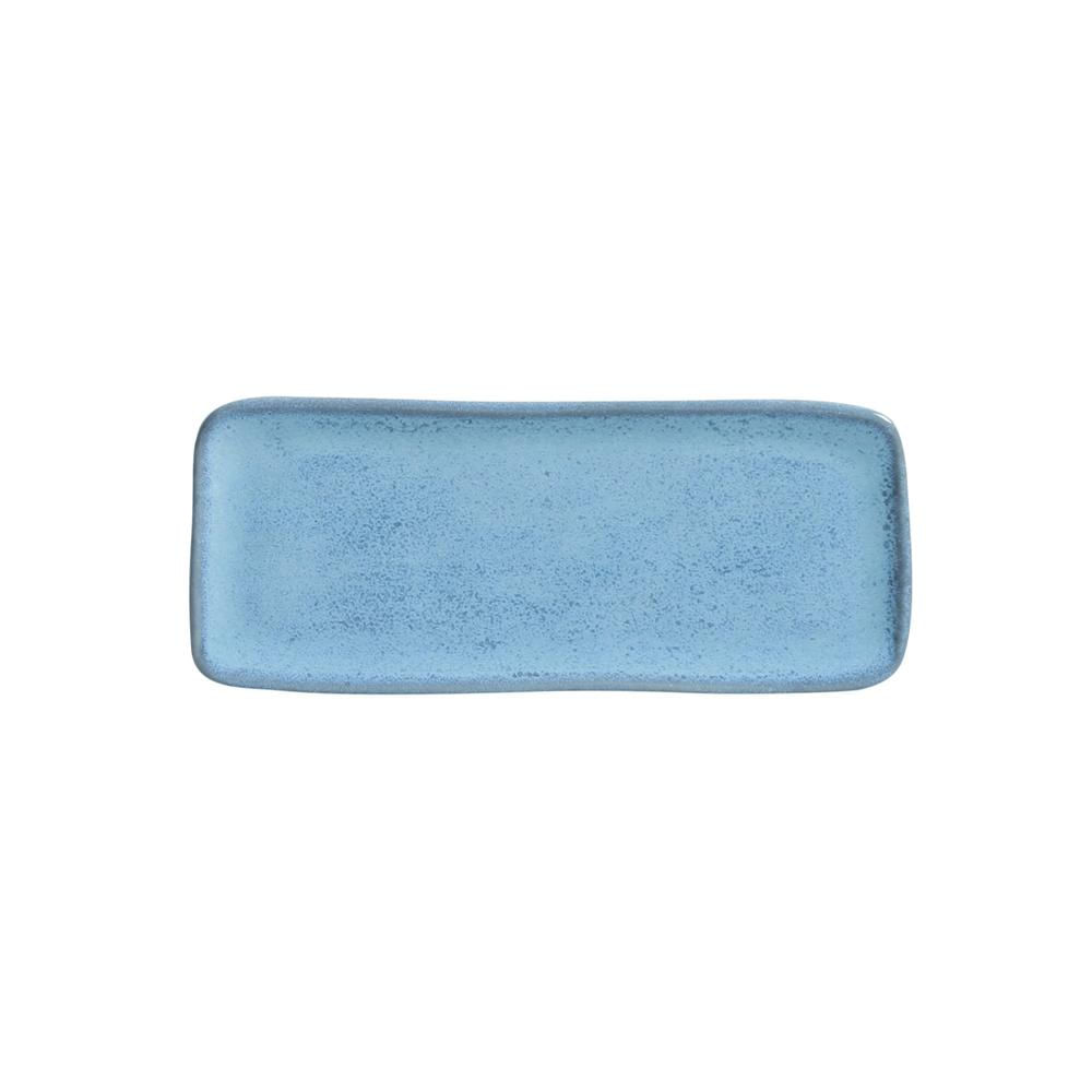 Conjunto com 4 Travessas Retangular Pequena Orgânico Breeze 22x9,5cm