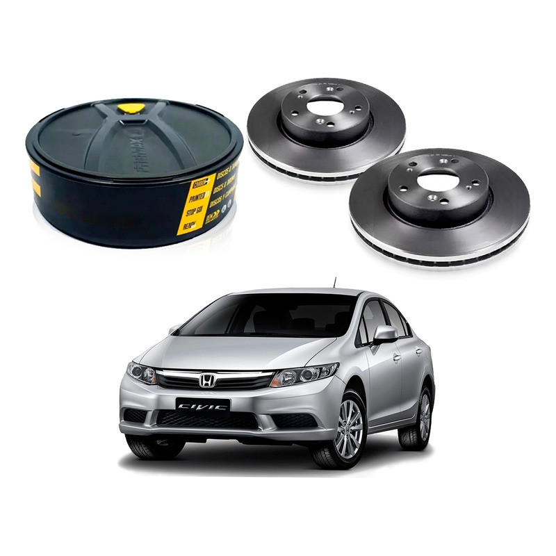 Disco Freio Dianteiro Fremax Civic 1.8 2.0 2012 A 2016