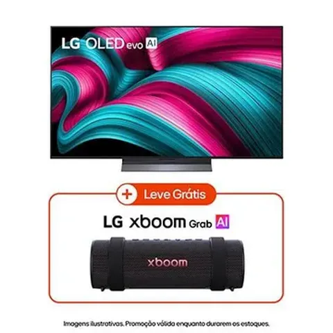 Smart TV LG OLED evo C5 65 polegadas 4K + LG XBOOM