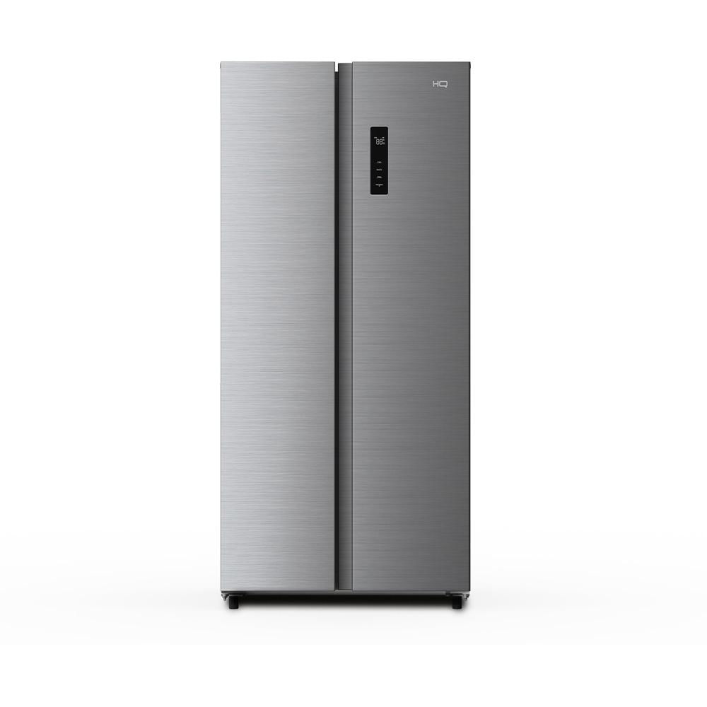 Geladeira Refrigerador HQ Frost Free Side By Side 480 Litros Inox HQ-480SBSFFK 110