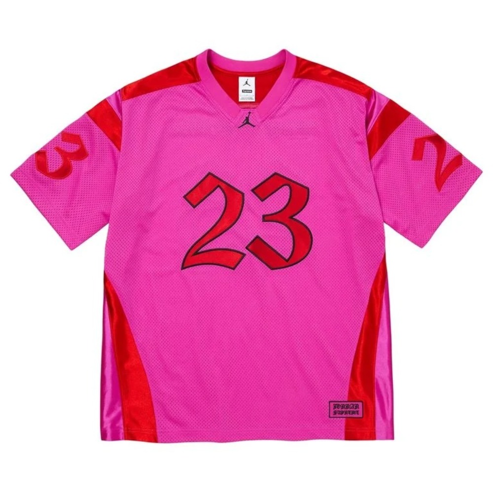 Air Jordan x Supreme Camiseta Jersey Pink SS26-W15 — G, Novo