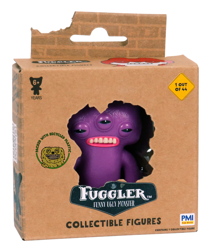 Foto 4 de Mini Boneco Colecionável Fuggler 6cm - Annoyed Alien Roxo