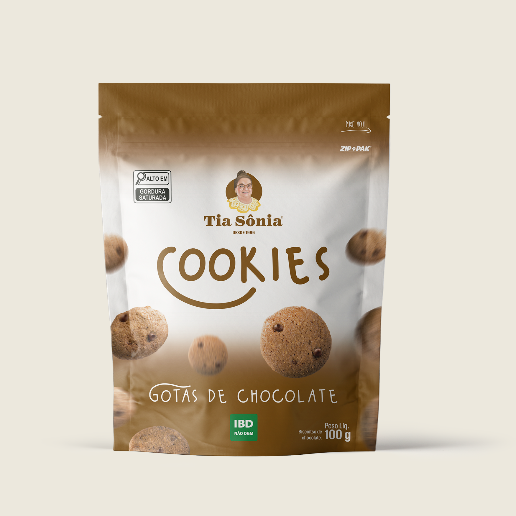 Cookies Gotas de Chocolate 100g