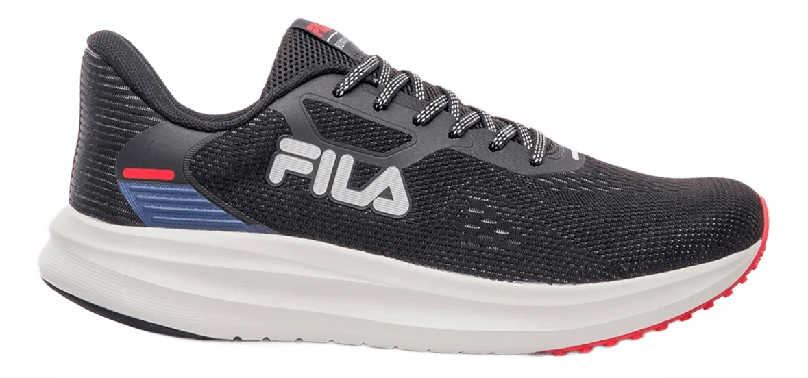 Tênis Fila Fastness Masculino - Preto+Vermelho