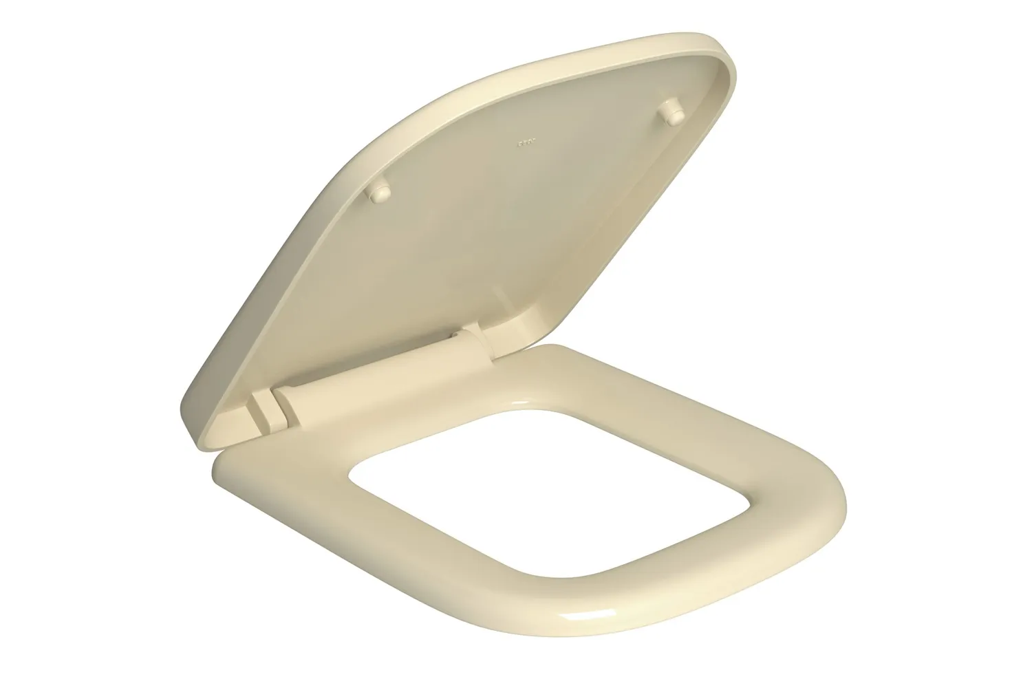 AP.215.37 ASSENTO PLASTICO SLOW CLOSE QUADRA CREME DECA