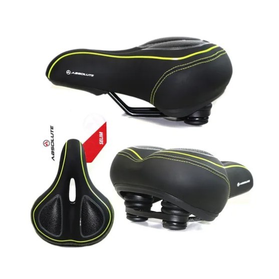 Selim Mtb Absolute Com Gel/elastômero - Verde Oferta!!