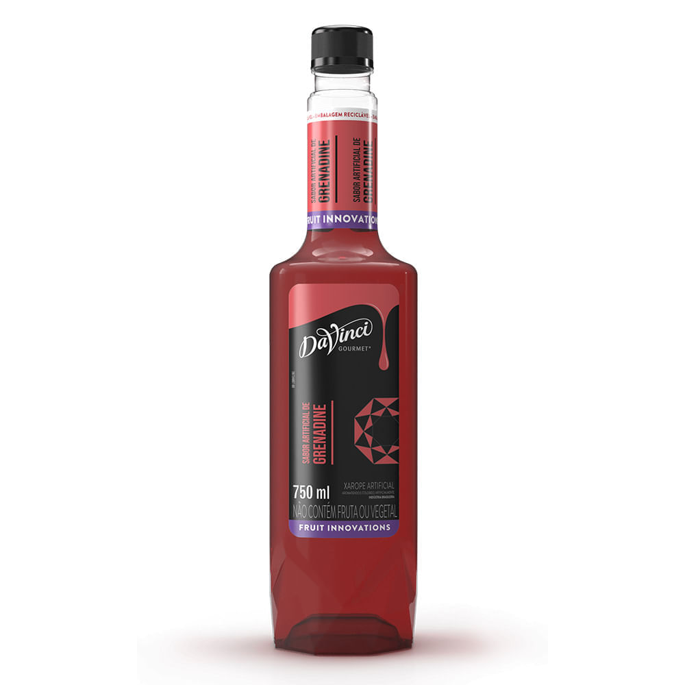 Xarope DaVinci Grenadine Romã 750 ml Xarope DaVinci | Romã Grenadine – 750ml