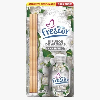 Foto 3 de Difusor de Aromas Chá Branco 100ml Novo Frescor