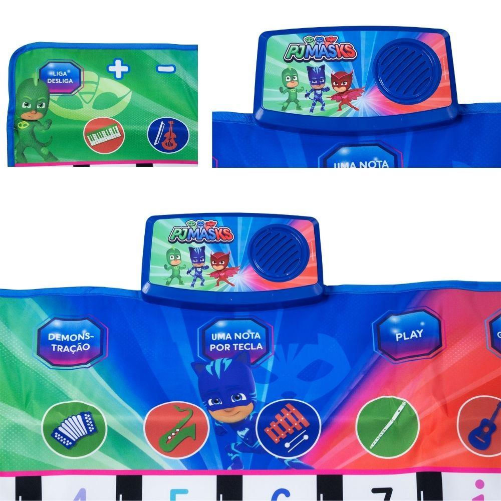 Foto 2 de Tapete Piano De Pjmasks - Pilhas