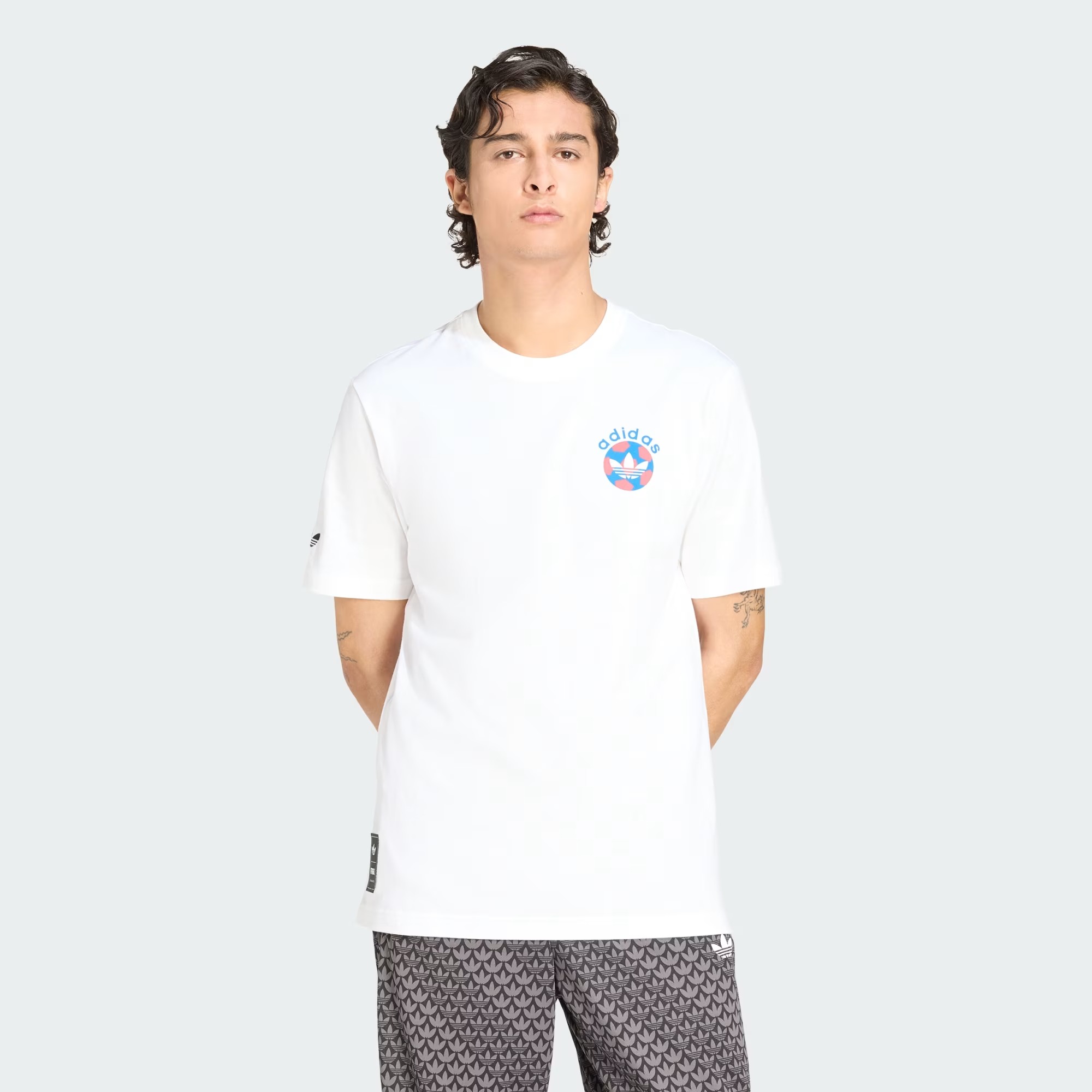 Camiseta adidas Estampada Archive Football White — P, Novo