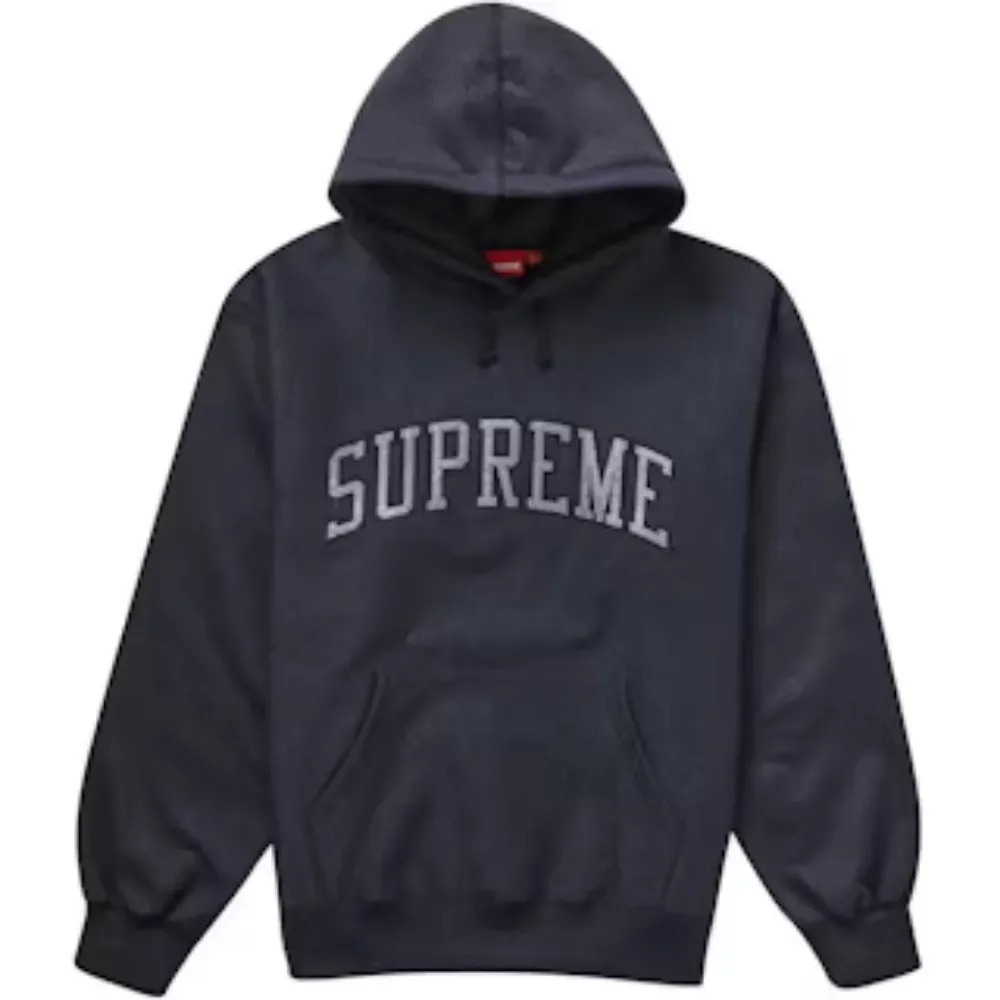 Moletom Supreme Glitter Arc Hooded Navy SS23-W7 — M, Novo