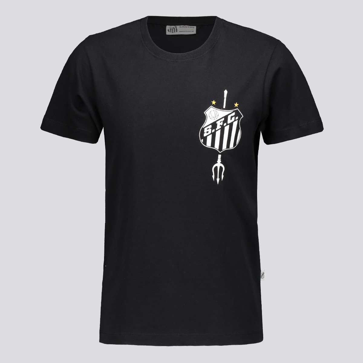 Camisa Santos Classic Juvenil Preta