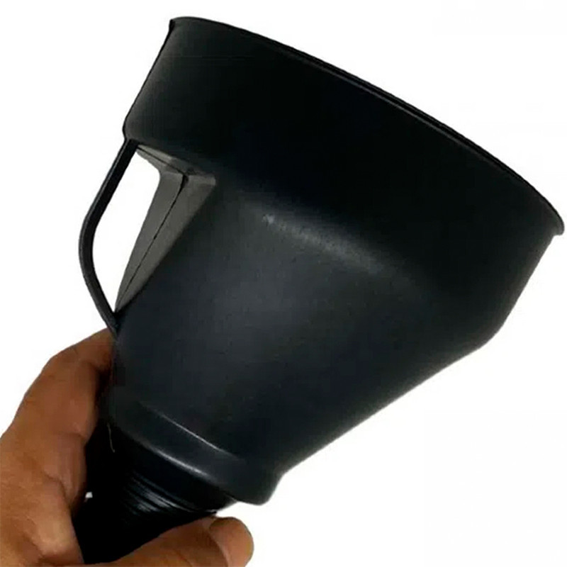 Foto 2 de Funil Plástico Preto 145mm com Ponta e Bico Flexível SPARTA 5372059