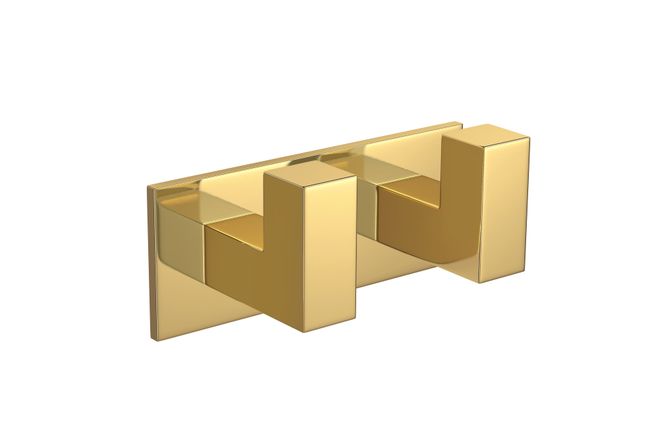 Cabide Duplo Quadratta Gold 2062Gl83 Deca