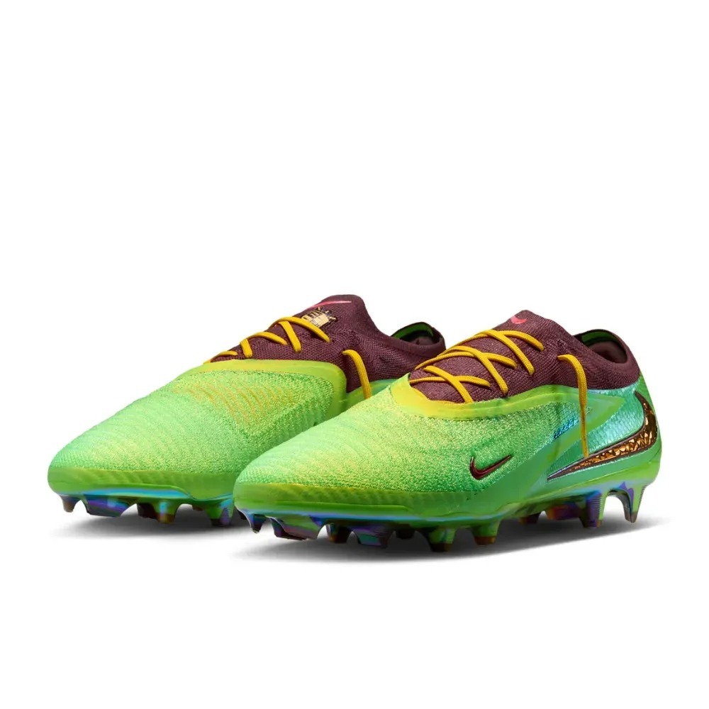 Cactus Jack x Nike Chuteira Phantom 6 Low Elite FG Earth Metallic Gold — 40, Novo