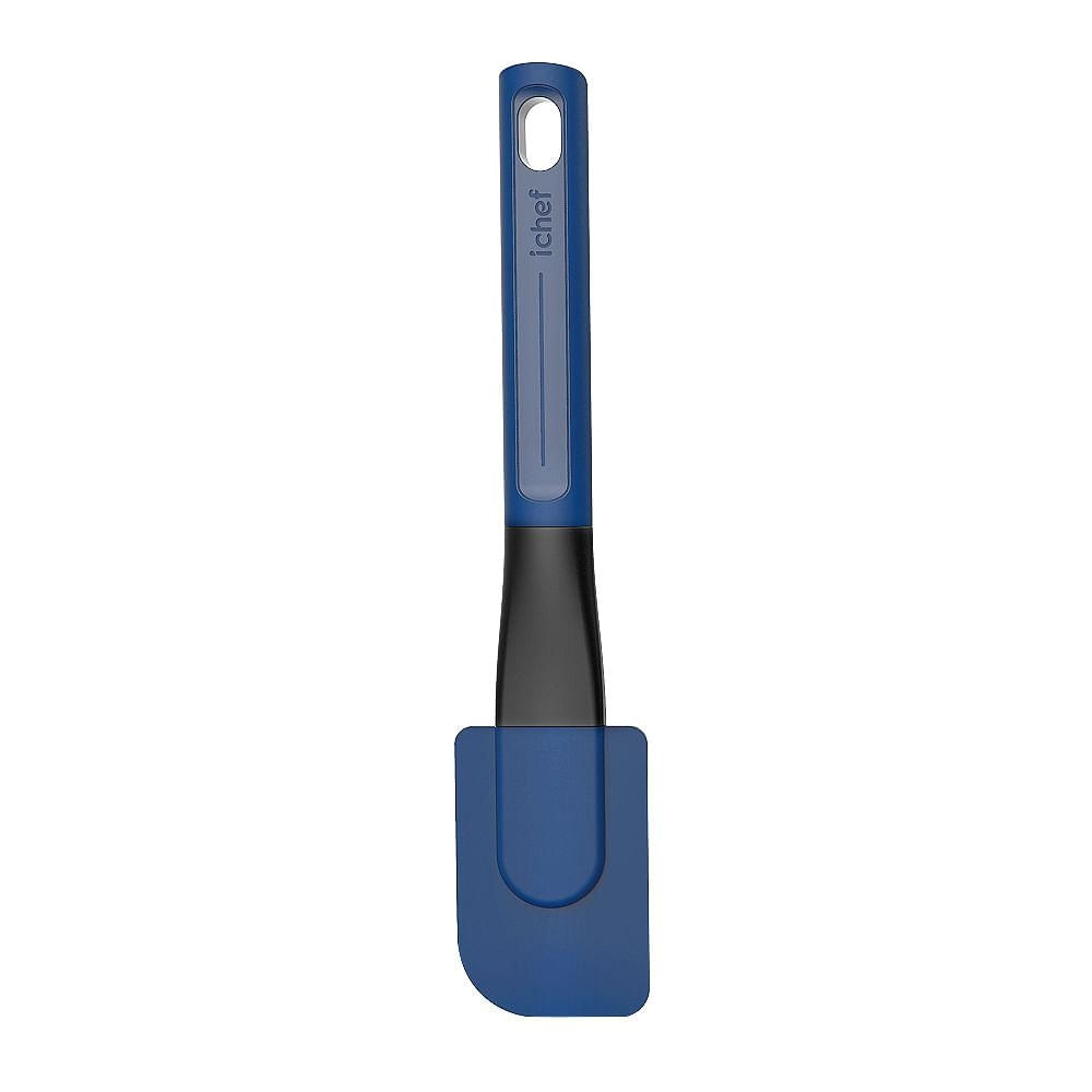 Espátula Pão Duro de Silicone Ichef Polishop - Blue Azul