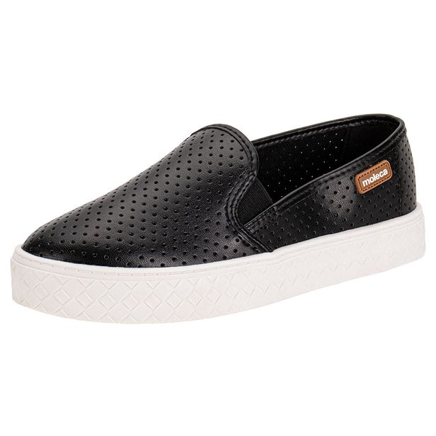 Tênis Feminino Casual Moleca 5712304 PRETO 34