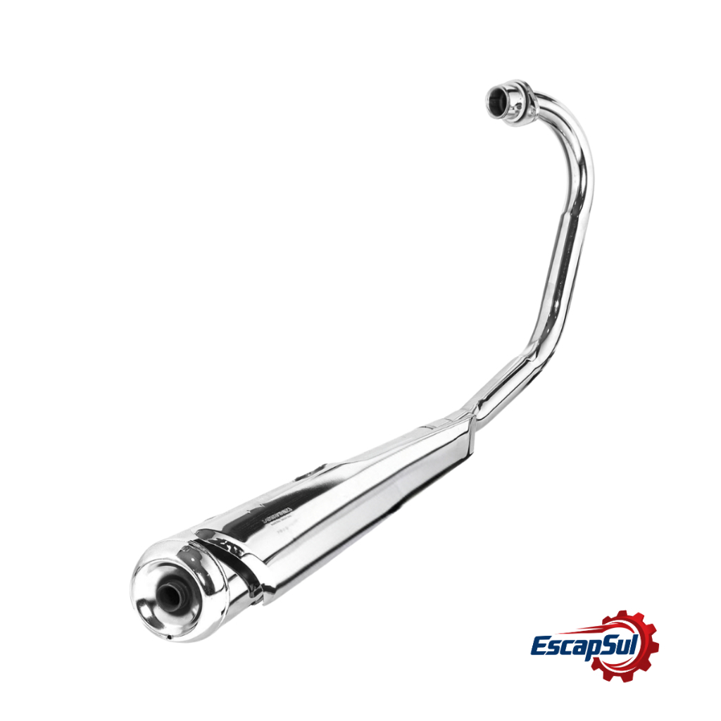 Escapamento Fan 125 2009/2019 C/protetor Modelo Turuna