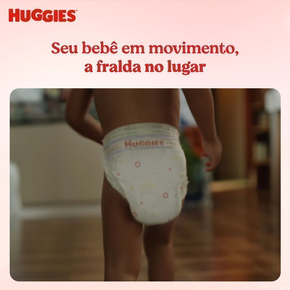 Foto 2 de Fralda Descartável Huggies Máxima Proteção M 104 Unidades