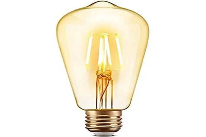 Lâmpada LED Filamento ST64 Elgin 4W Âmbar