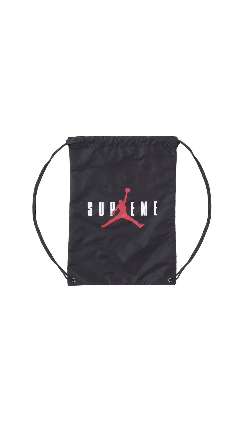 Foto 3 de Supreme x Jordan Bag Drawstring Black — Único, Novo