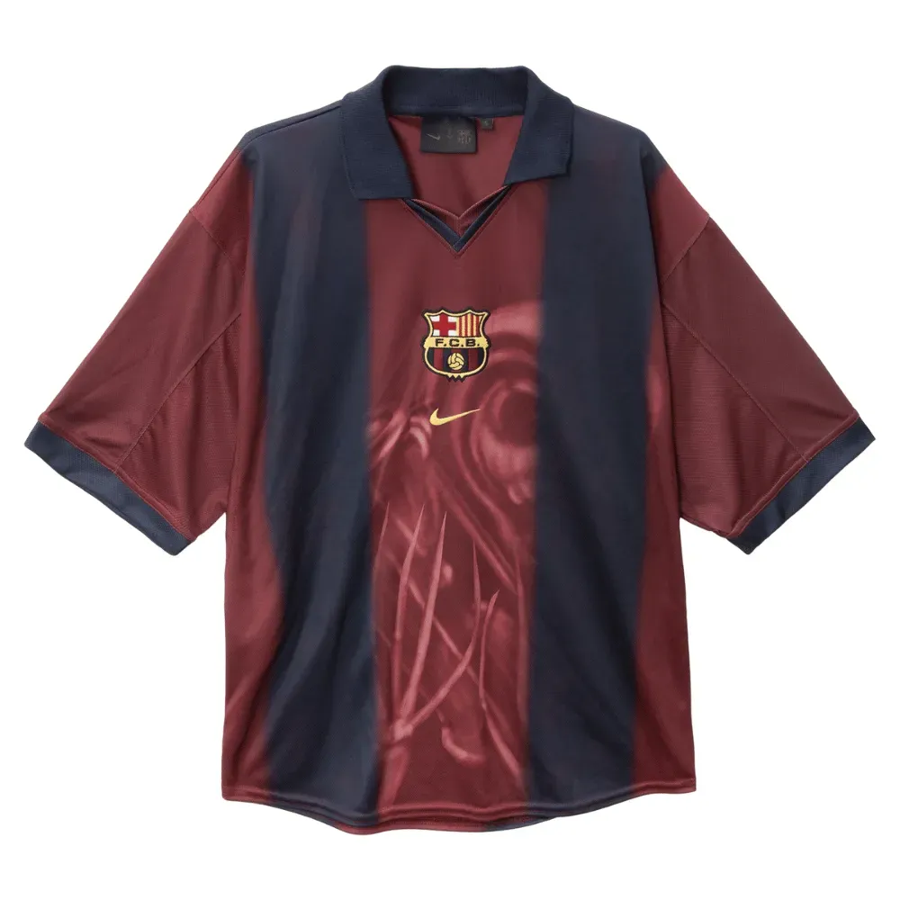 Travis Scott x Nike Camiseta FC Barcelona Retro 2000/01 Home Skeleton — XG, Usado