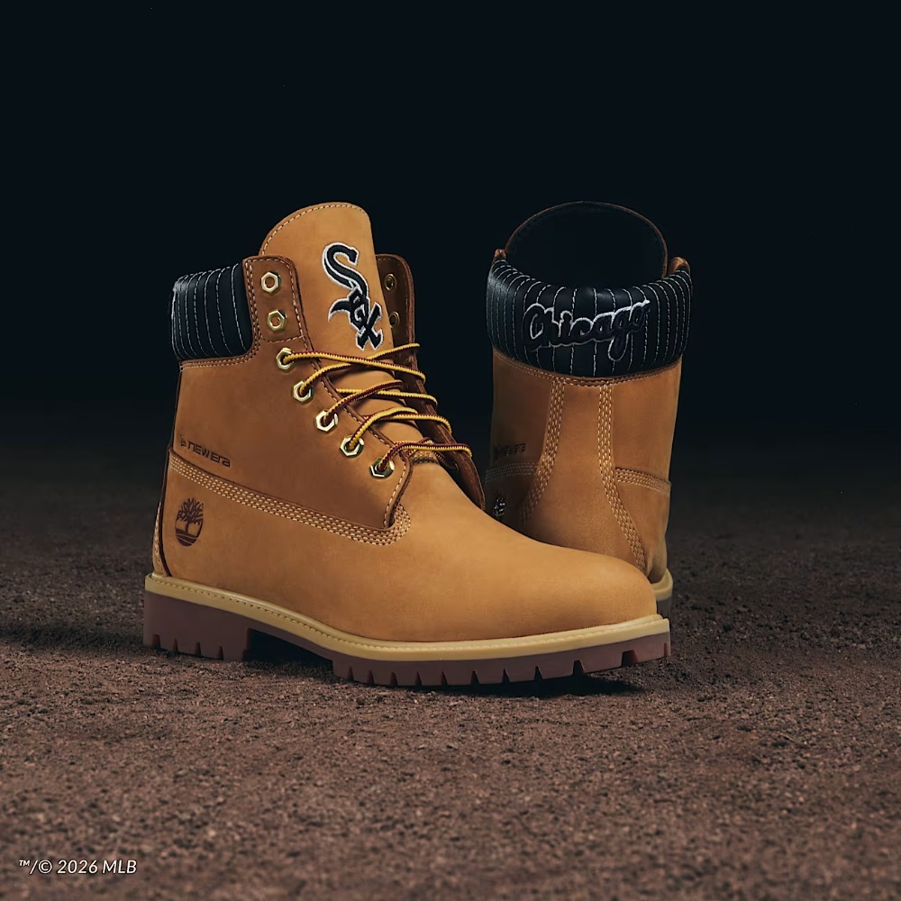 New Era x Timberland 6" Premium Chicago White Sox Wheat — 41, Novo