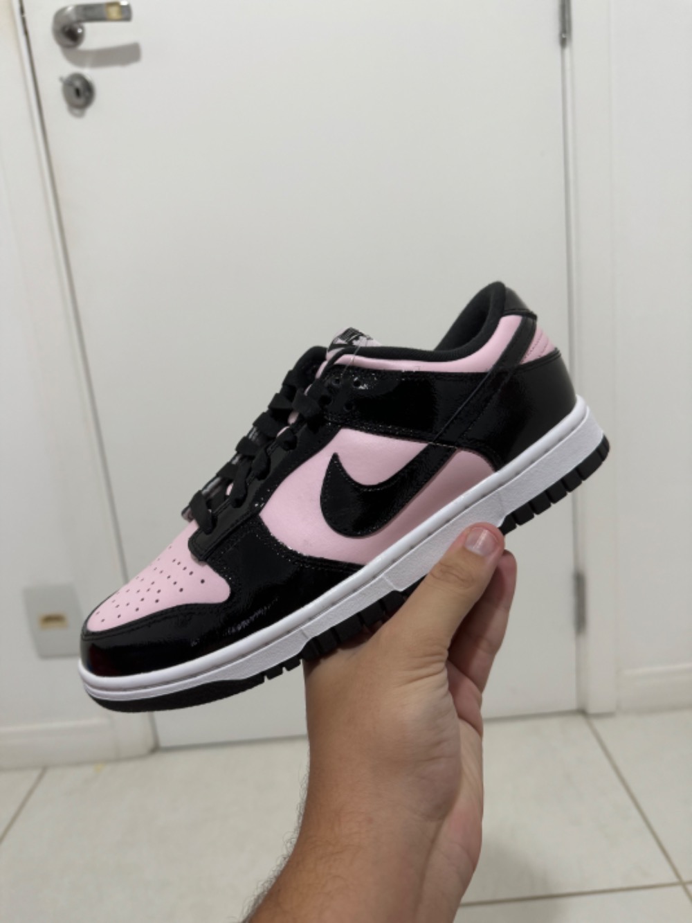 Nike Dunk Low Pink Foam Black — 38, Novo