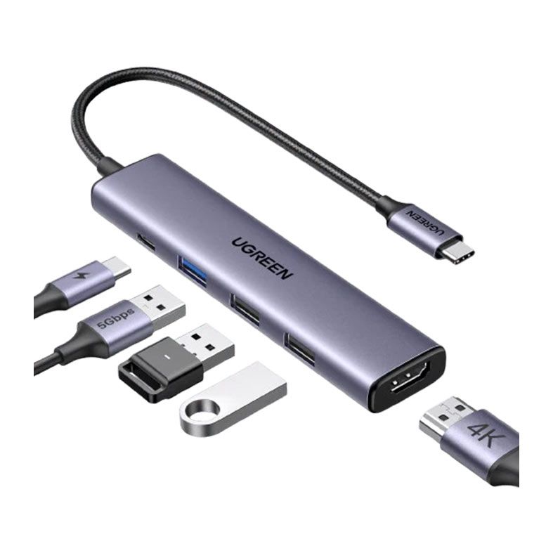 Foto 2 de Adaptador UGREEN USB-C Hub 5 Em 1, UG-15495