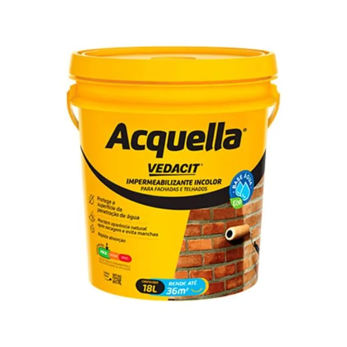 ACQUELLA BASE AGUA BD 18L VEDACIT