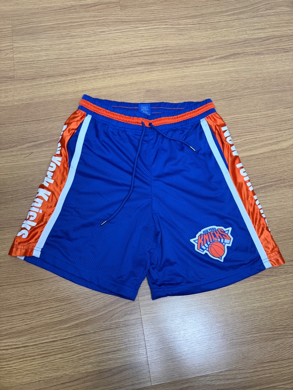 Shorts Mitchell & Ness New York Knicks Blue Orange — P, Novo
