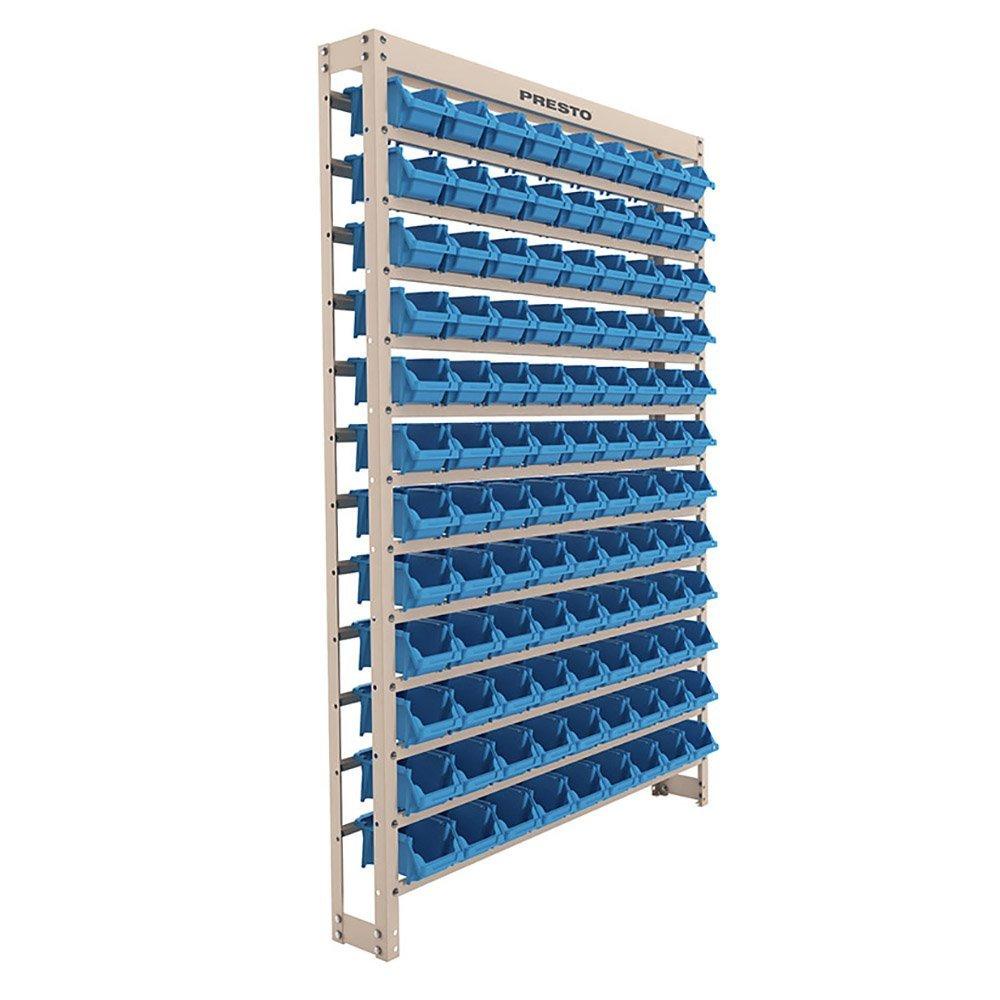 Kit Estante Gaveteiro com 108 Gavetas Nr. 3 Azul
