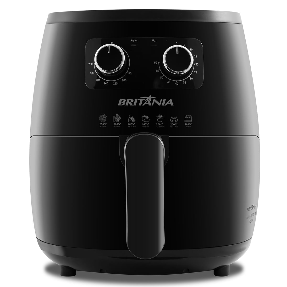 Fritadeira Air Fryer Britânia BFR22PG Revestimento Gold 6L 1500W 220