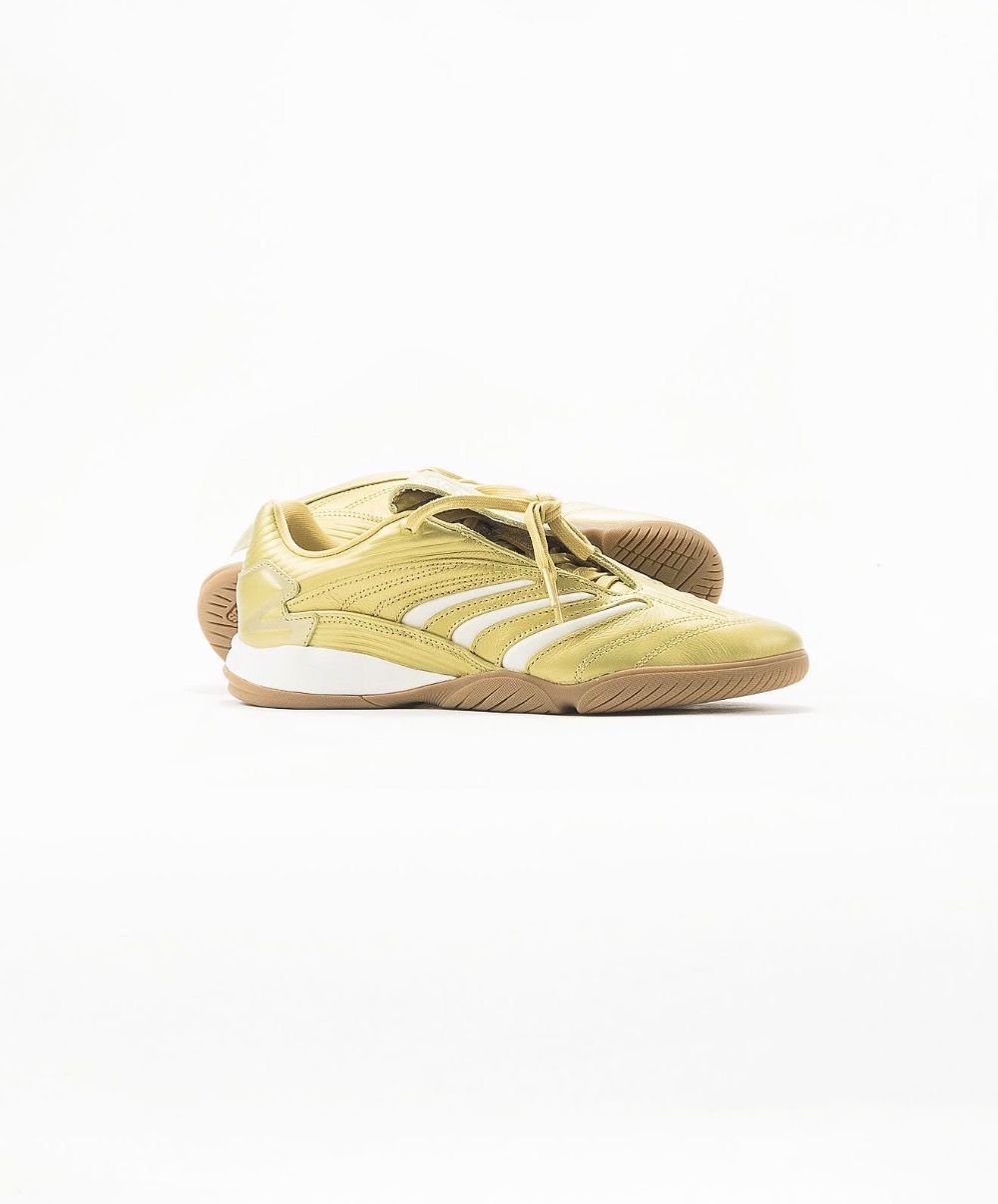 adidas Predator Sala Gold Metallic Core White Gum — 42, Novo