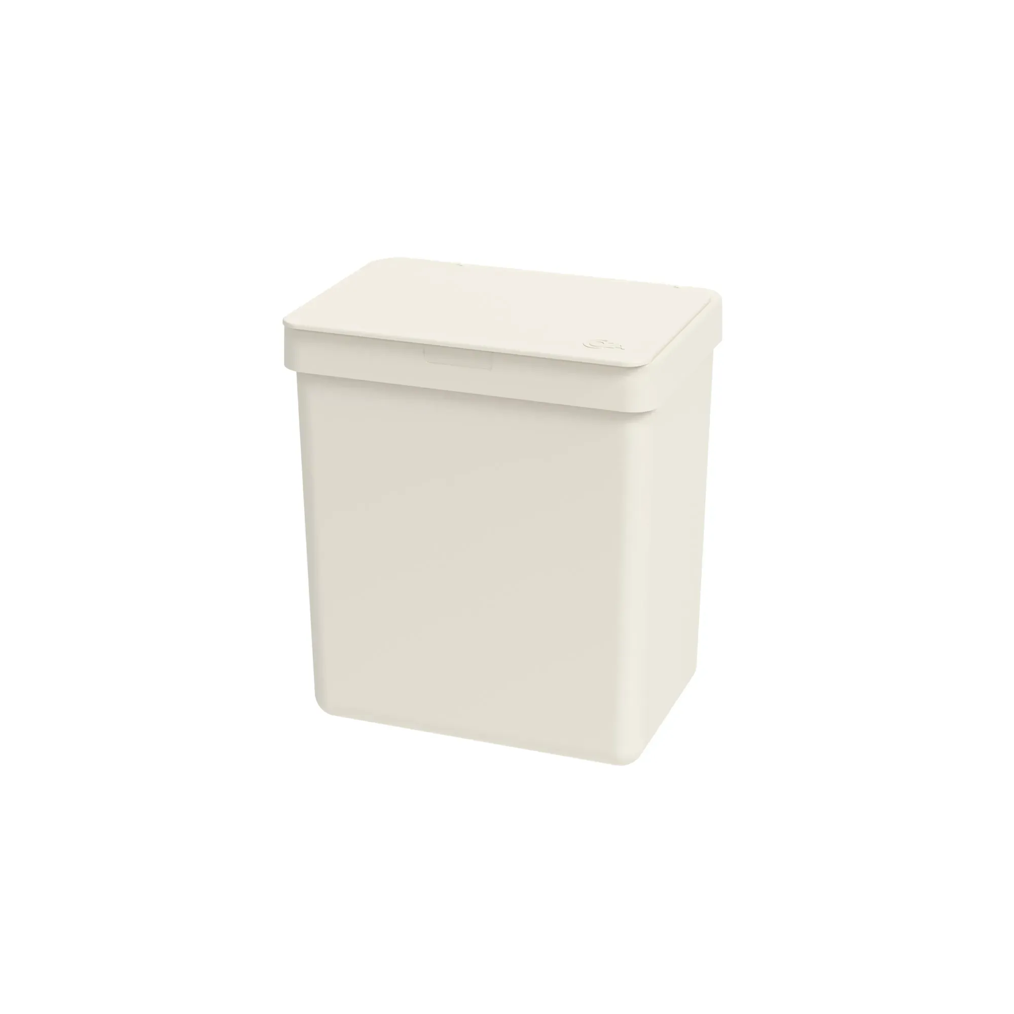 Lixeira com Tampa Coza Single 2,5 Litros Light Gray