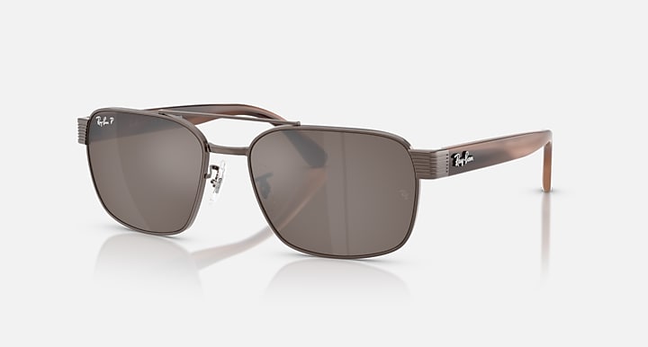 Ray-Ban Óculos De Sol Rb3751 Polarized+ Lenses Polarizado - Quadro Havana/marrom Lente Marrom 61-17