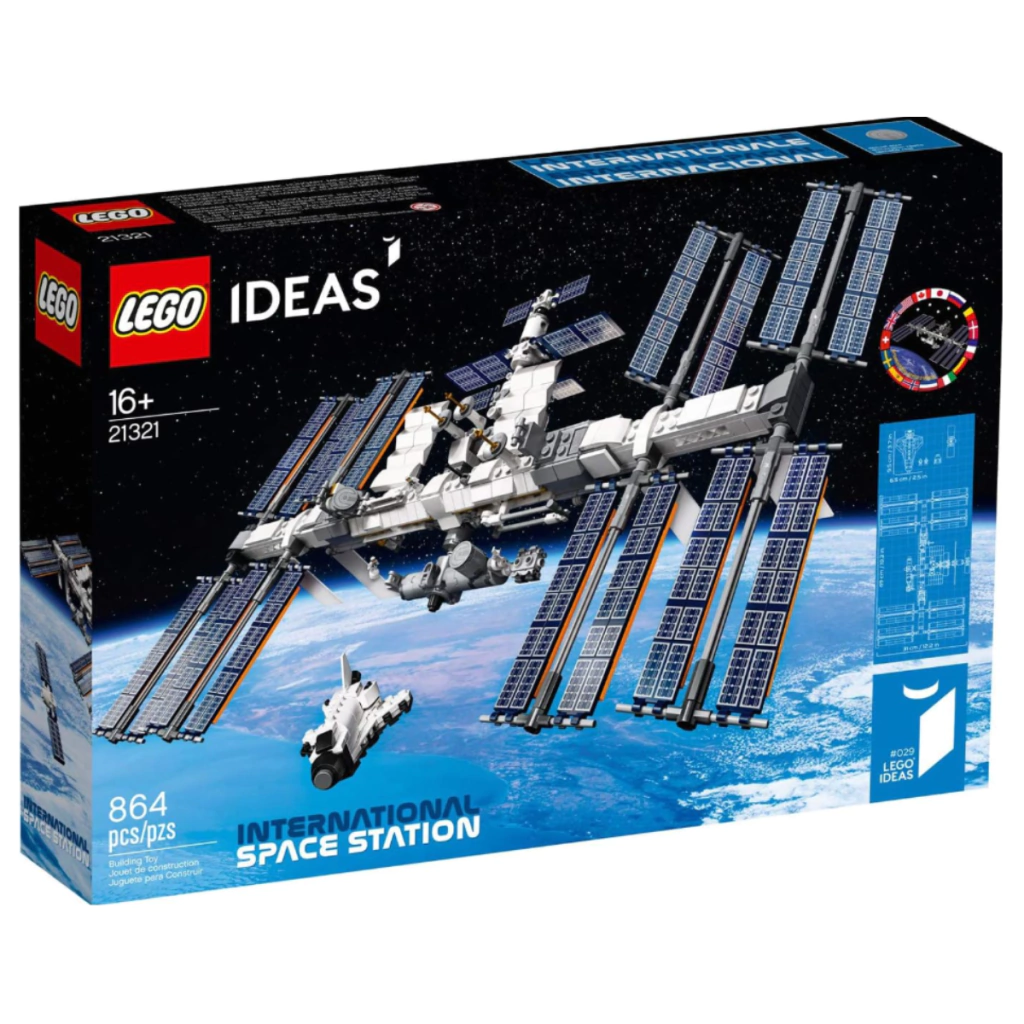 Lego Ideas Space Station 21321 - 864 Peças