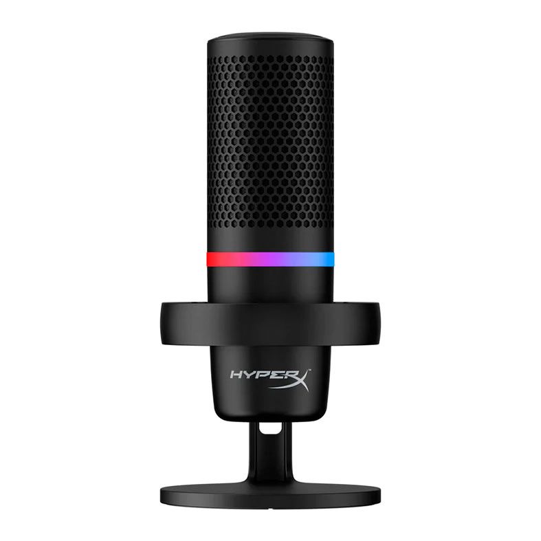 Microfone HyperX Duocast, RGB, USB, Preto, 4P5E2AA