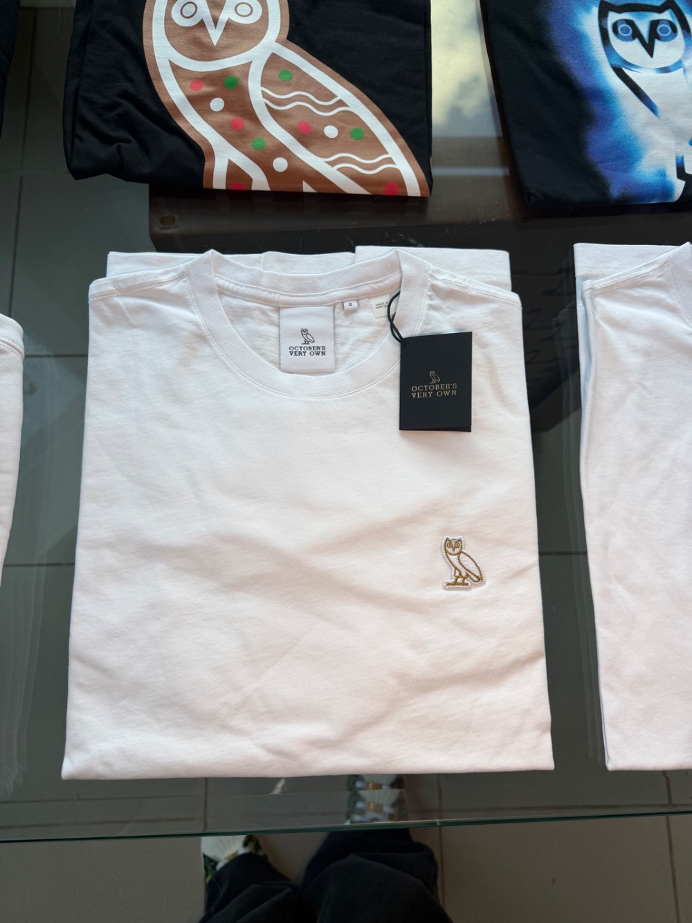 Camiseta OVO Classic Long Sleeve Tee White — P, Novo
