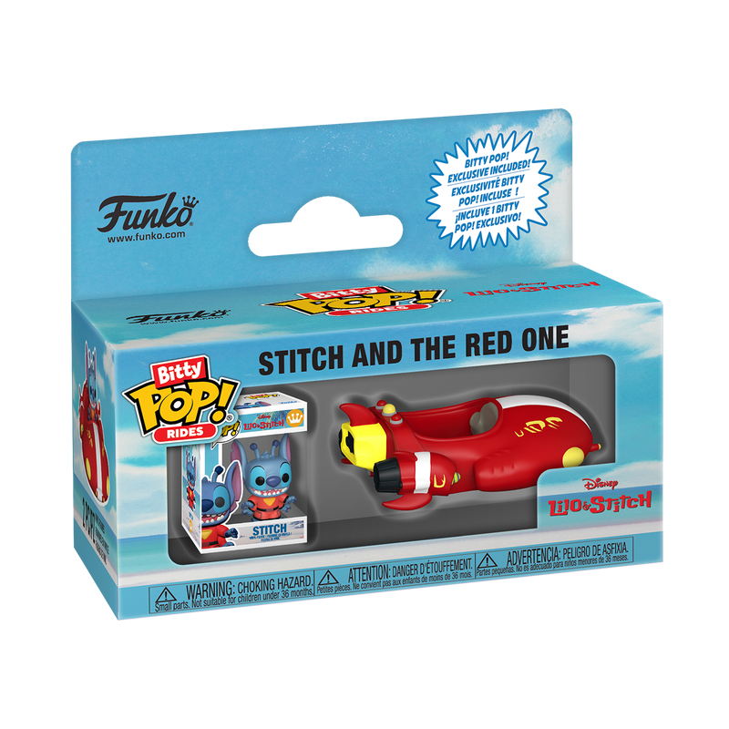 FUNKO BITTY POP THE RED ONE RIDES STITCH 85522 NOVO ORIGINAL