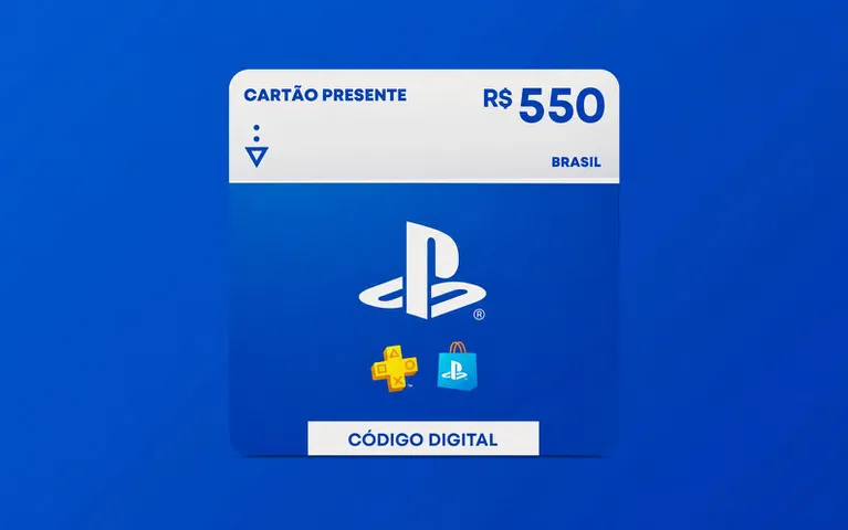 Cartão Presente PlayStation Store R$550