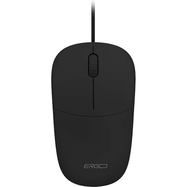 Mouse com fio, 1000 DPI, Preto, MF300B, Ergo - CX 1 UN