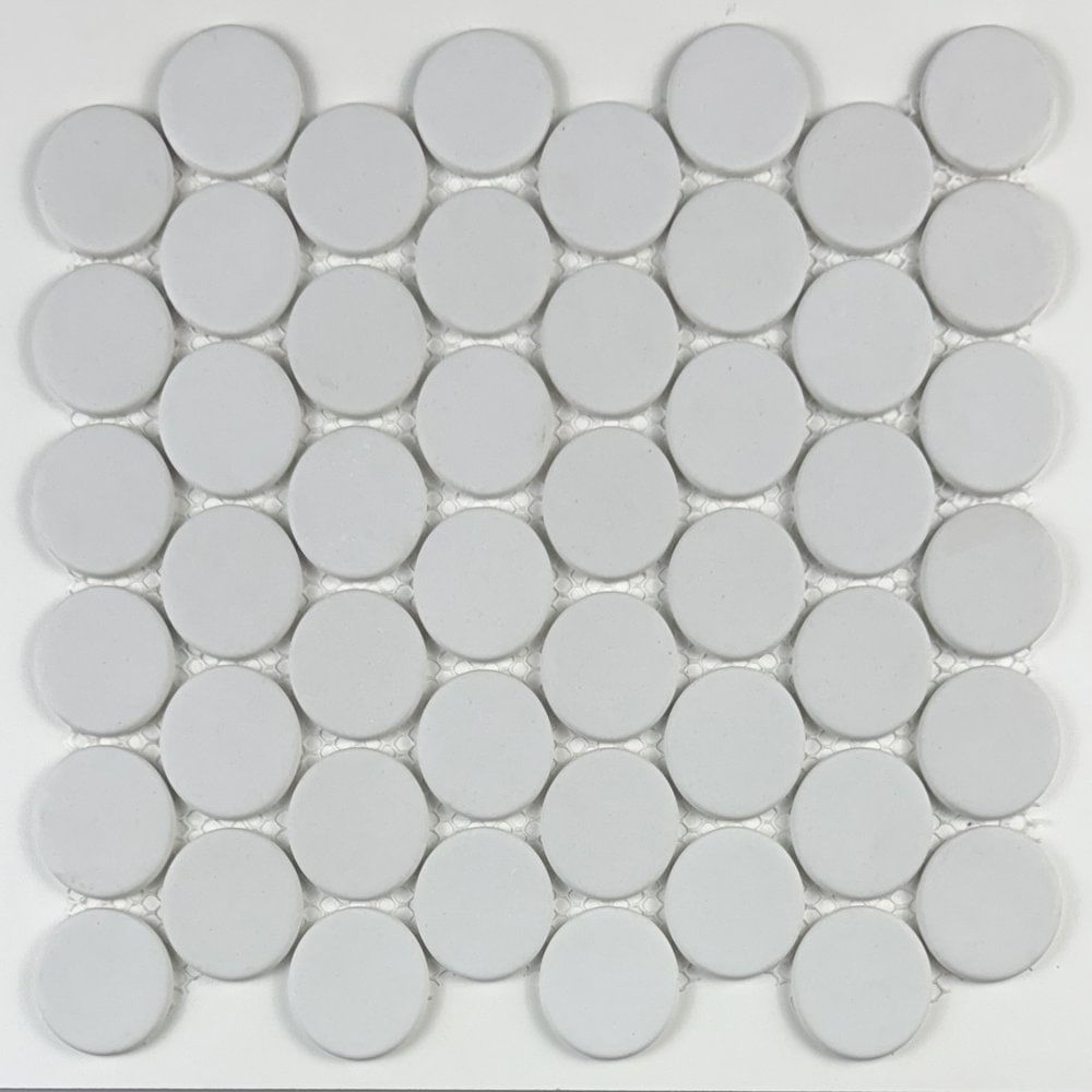 Pastilha Ecologic Round Branco Matt Diam 4,3Cm Pc 27X32 Van Gogh