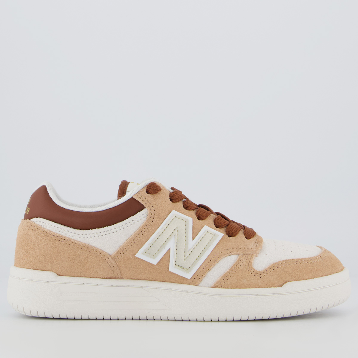 Tênis New Balance 480 Low Feminino Bege e Branco
